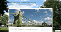 Desktop Screenshot of hammersmithfulhamforum.com